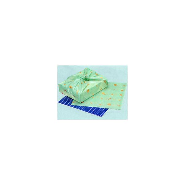 信和　PE風呂敷 フルーツ 1m*0.05  グリーン (500入)　492902