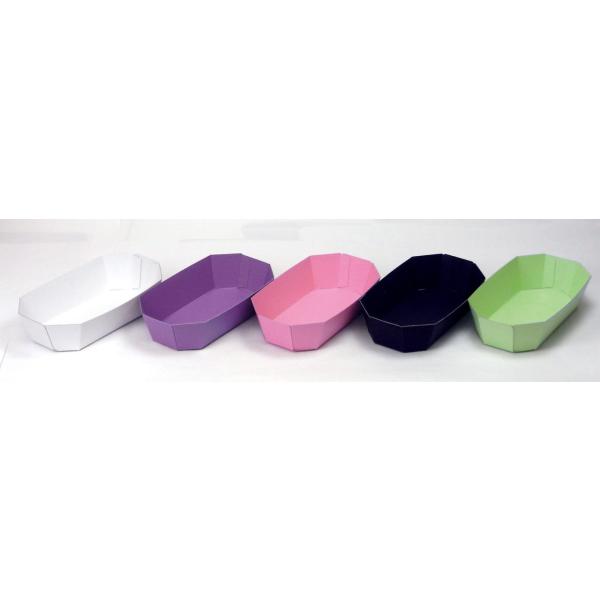 信和　紙トレー14号 パープル (600入)　601836