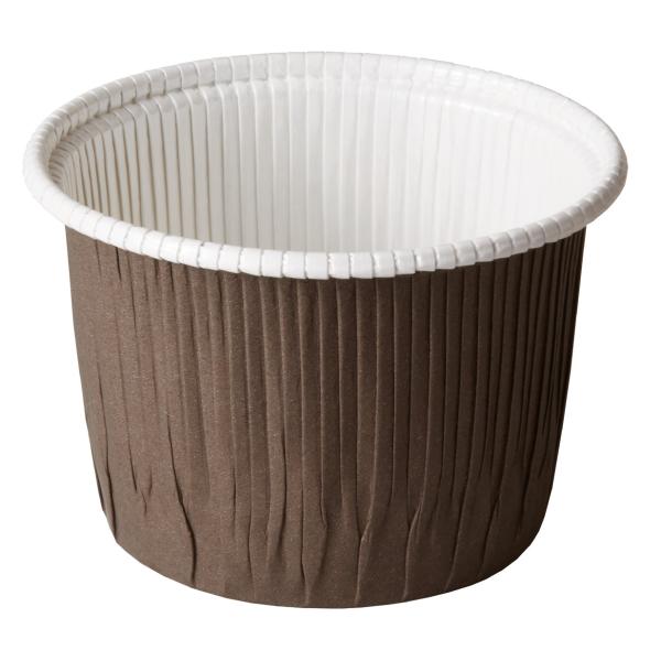 天満紙器　CR72 ｶｰﾙｶｯﾌﾟ 茶 73x67 § (50枚 )　2690081