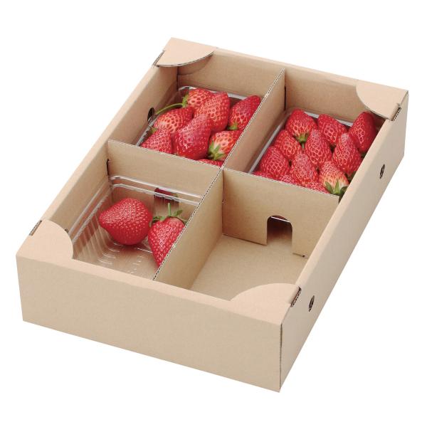 ヤマニパッケージ いちご300g×4Pサービス箱(80入) L-2226 | 資材の激安