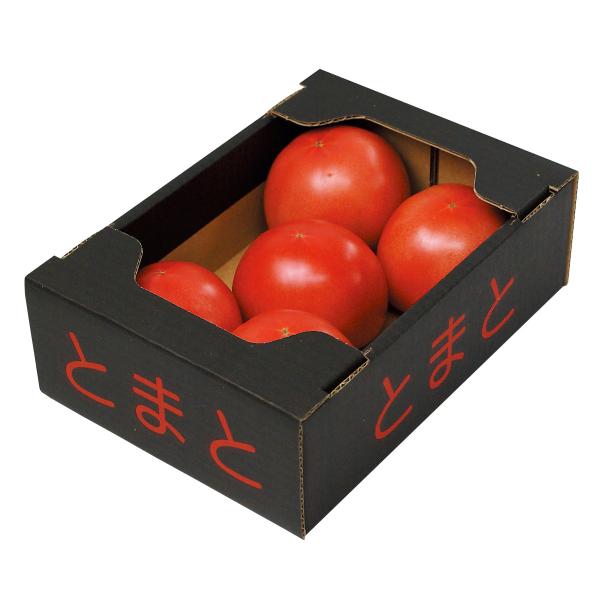 ヤマニパッケージ トマト箱黒赤文字(200入) L-2209 | 資材の激安販売