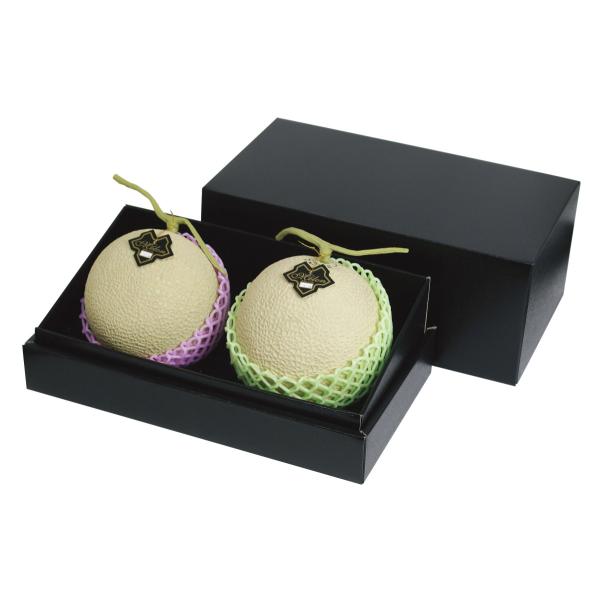 メロン２箱 信和（包装資材） メロンの箱 ハンドグリーンメロン2個用 320