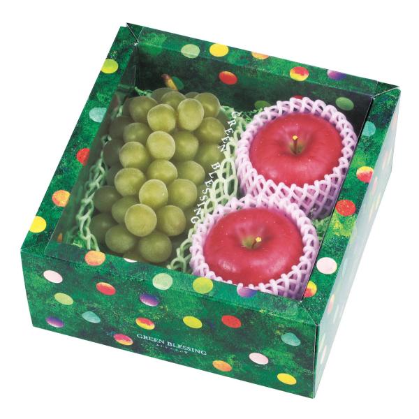 ヤマニパッケージ みどりのめぐ実 210角 グリーン(100入) L-2322